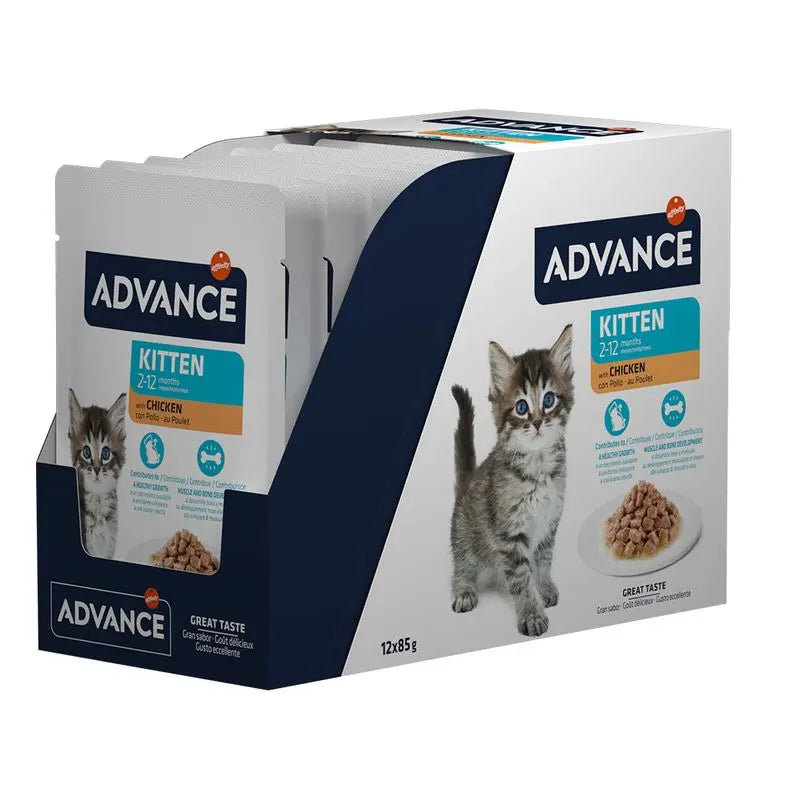 Advance Ração Húmida para Gatinhos - saquetas - Frango - Gatursos