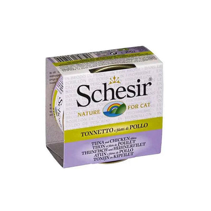 Comida Húmida e Natural – Schesir Atum/Frango