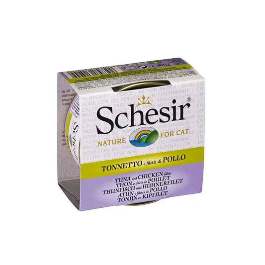 Comida Húmida e Natural – Schesir Atum/Frango