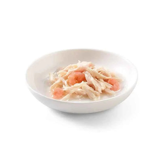 Comida Húmida para Gatos Sensíveis – Schesir Frango/Camarão