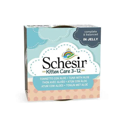 Schesir Kitten Atum com Aloé em Gelatina