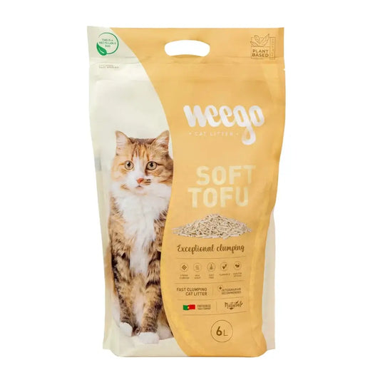 Areia vegetal Weego Soft Tofu | Aglomerante e sem pó 🌱